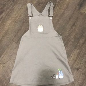 my neighbor totoro overall dress